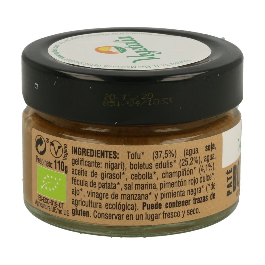 Paté de Boletus Bio - 110 gr.