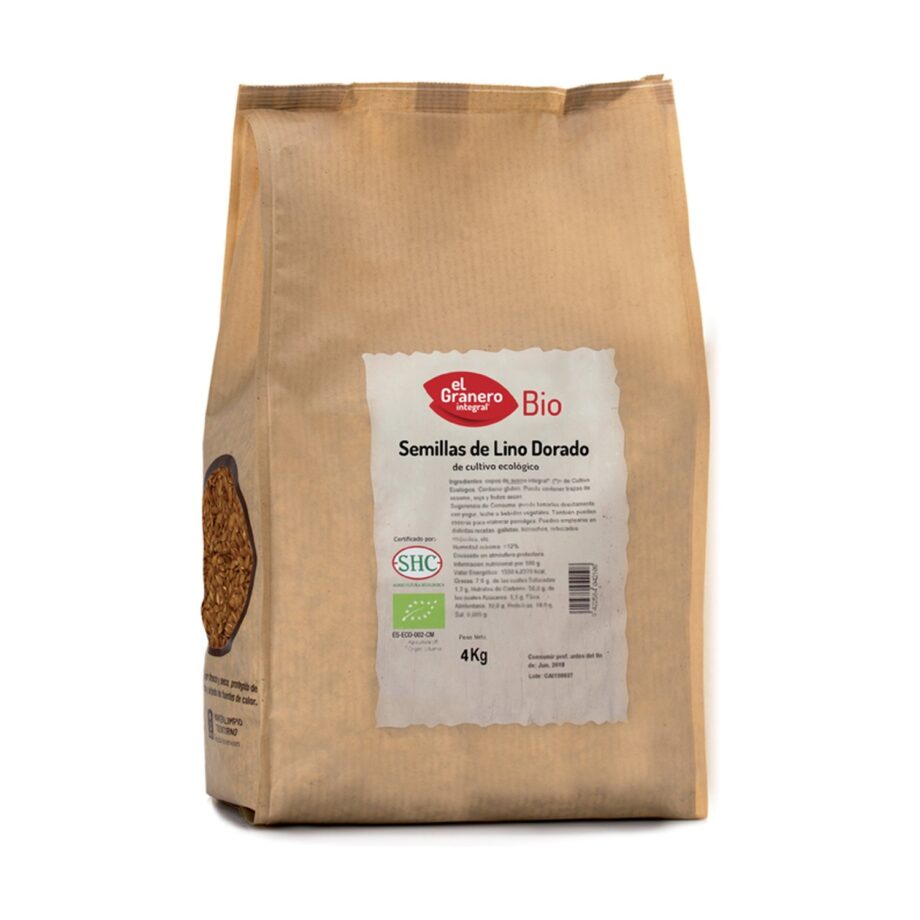 Semillas de Lino Dorado de cultivo ecológico