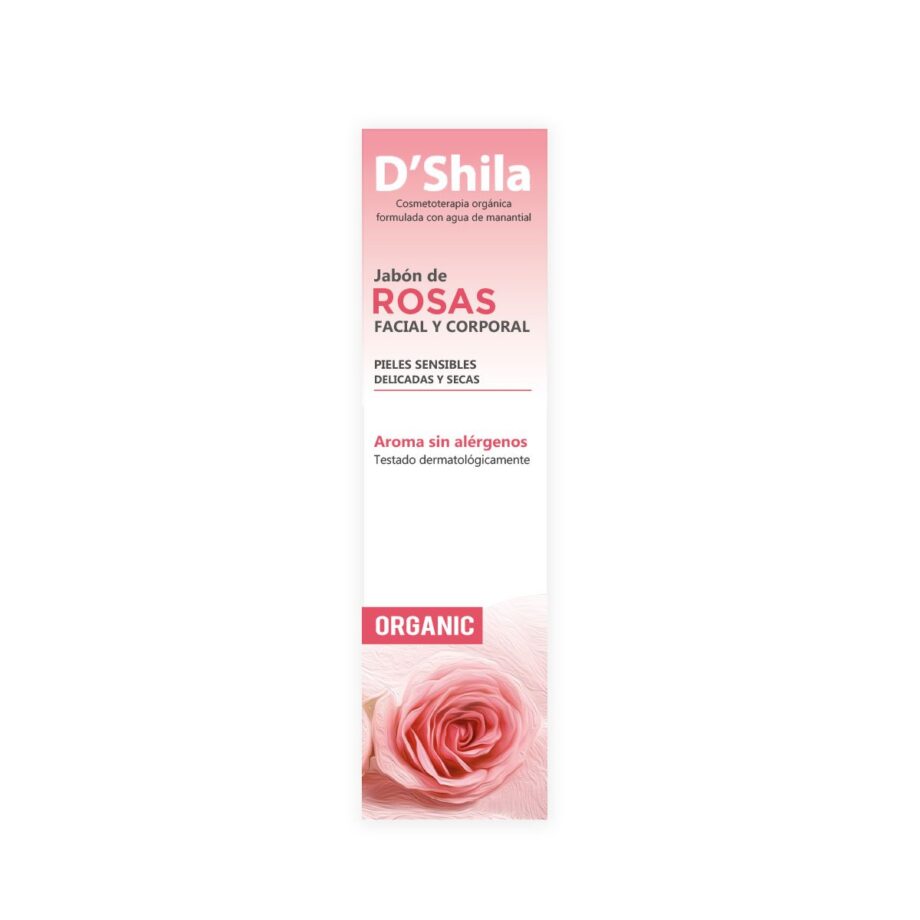 JABÓN DE ROSAS FACIAL Y CORPORAL