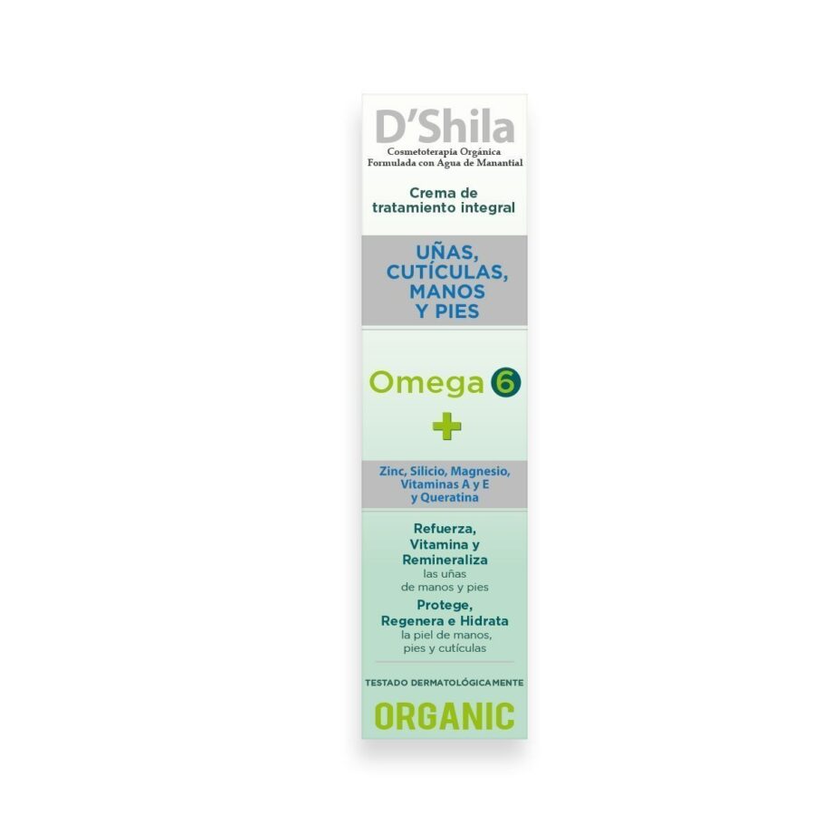CREMA DE TRATAMIENTO INTEGRAL
UÑAS, CUTÍCULAS, MANOS Y PIES