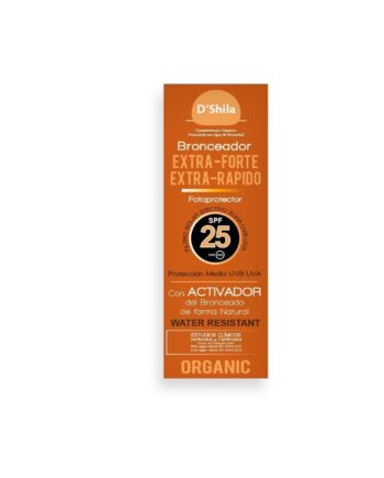 FOTOPROTECTOR BRONCEADOR
SPF 25 EXTRA-FORTE EXTRA-RÁPIDO*
Activador del bronceado de forma natural