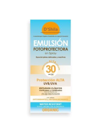 EMULSIÓN FOTOPROTECTORA en SPRAY SPF 30*
Activador del bronceado de forma natural