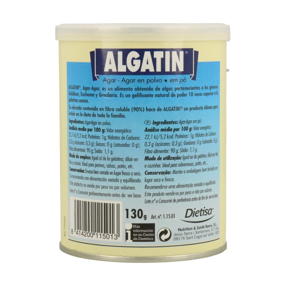 Algatin Polvo Fibra Soluble