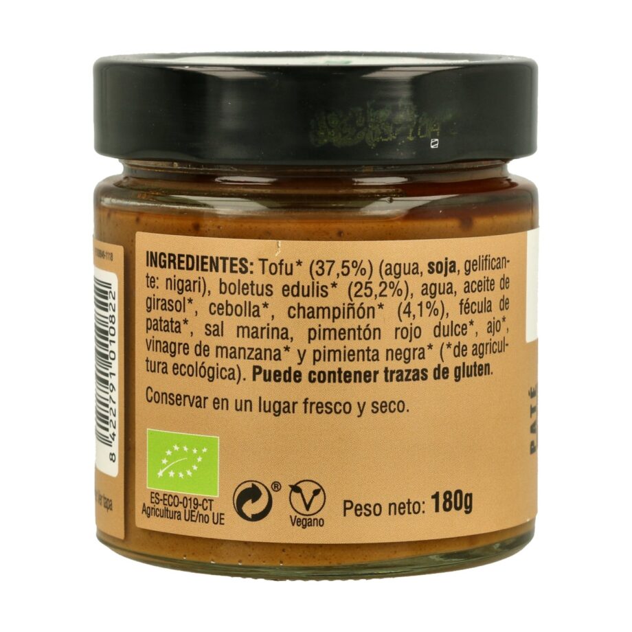Paté Boletus Bio - 180 gr.