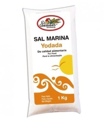 Sal marina yodada 1 kilogramo