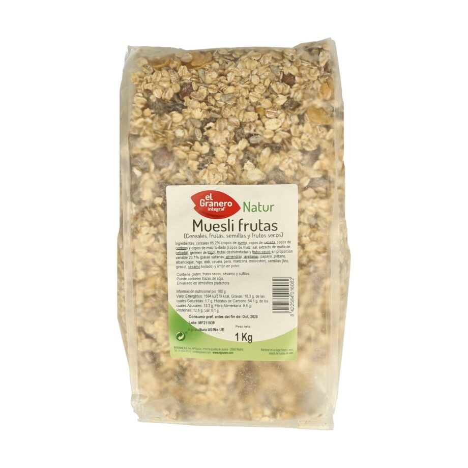 Muesli frutas