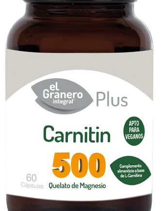 Carnitin 500 complemento alimenticio 60 Cápsulas