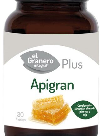 Apigran jalea real 30 perlas 1160 miligramos