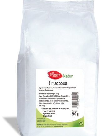 Fructosa endulzante 500 gramos