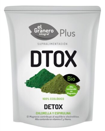 Detox con espirulina y chlorella 200 gramos