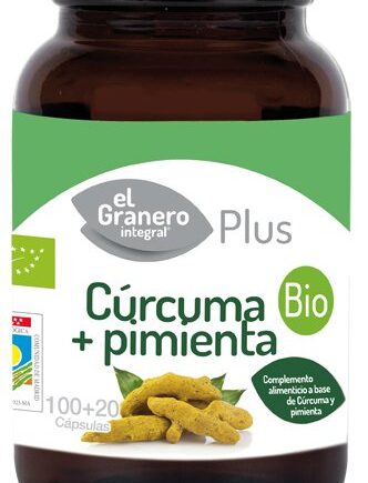 Curcuma pimienta 100+20 cápsulas