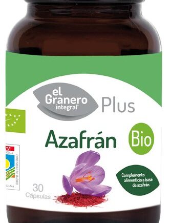 Azafran bio 30 cápsulas 500 miligramos 30 Unidades