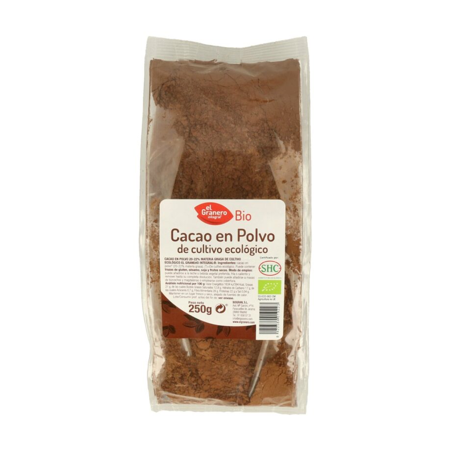 Cacao en Polvo 20-22% Materia Grasa Bio