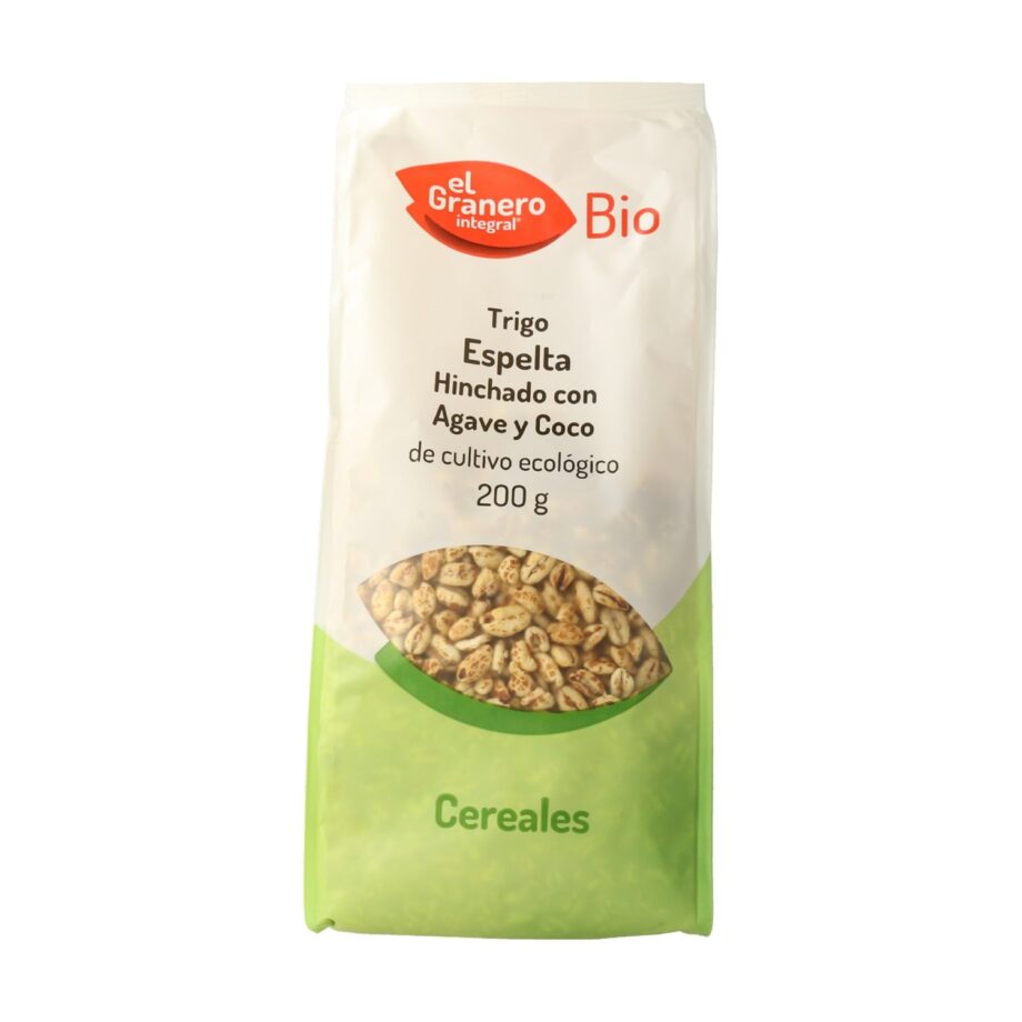 Trigo Espelta Hinchado con Agave y Coco Bio