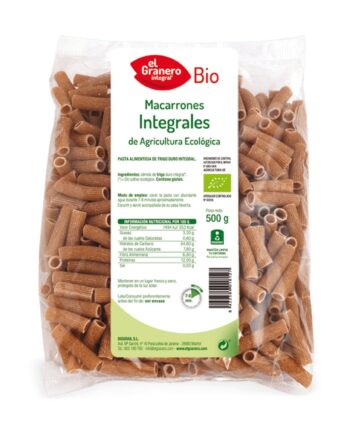 Macarrones Integrales Bio
