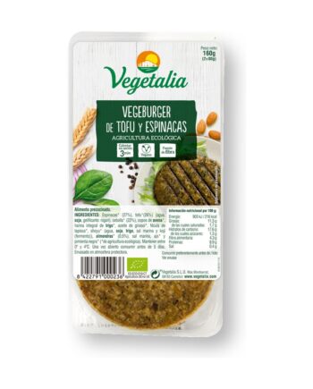 Vegeburguer Espinacas y Tofu Bio