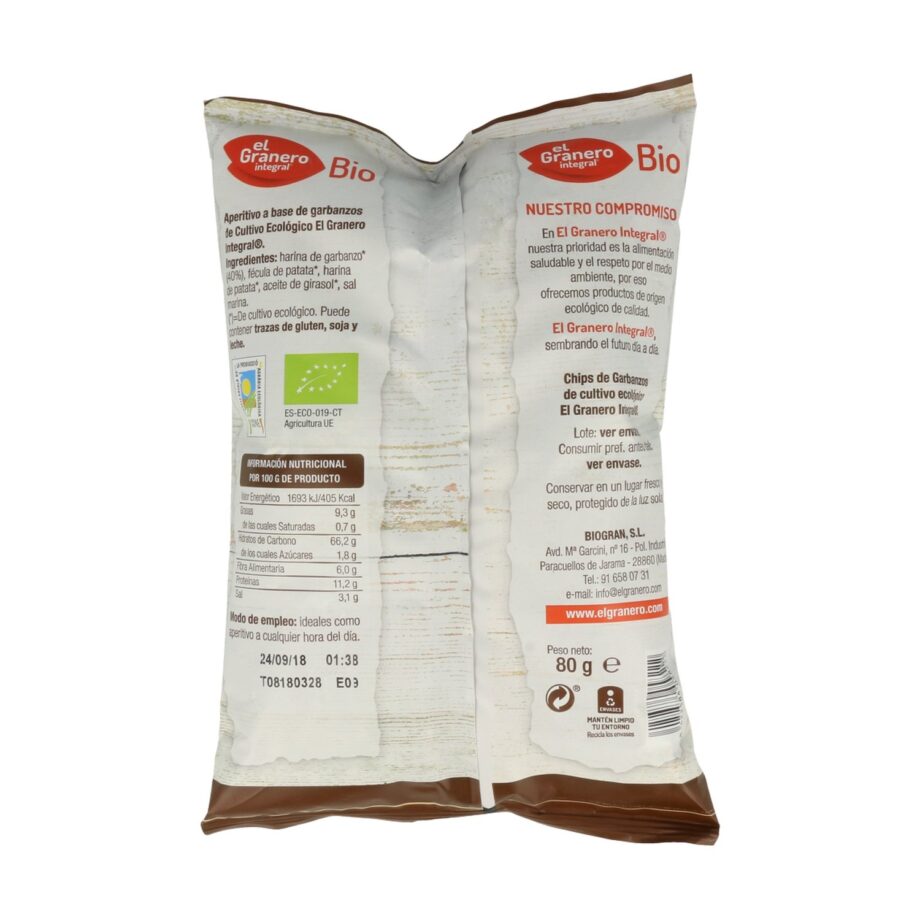 Chips de Garbanzos Bio