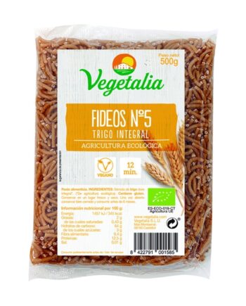 Fideos Gruesos Integrales Nº5 - 500 gr.