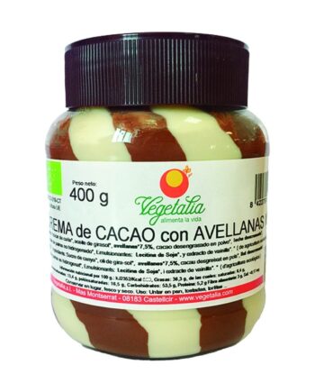 Crema de Chocolate y Avellanas Duo Bio
