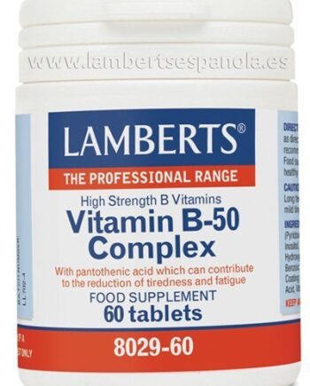Complejo de Vitaminas B 50. Fórmula ganadora. Balance Ideal. - 60