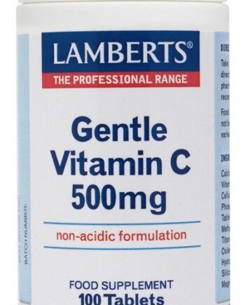 Vitamina C 500 mg en forma suave, no ácida - 100