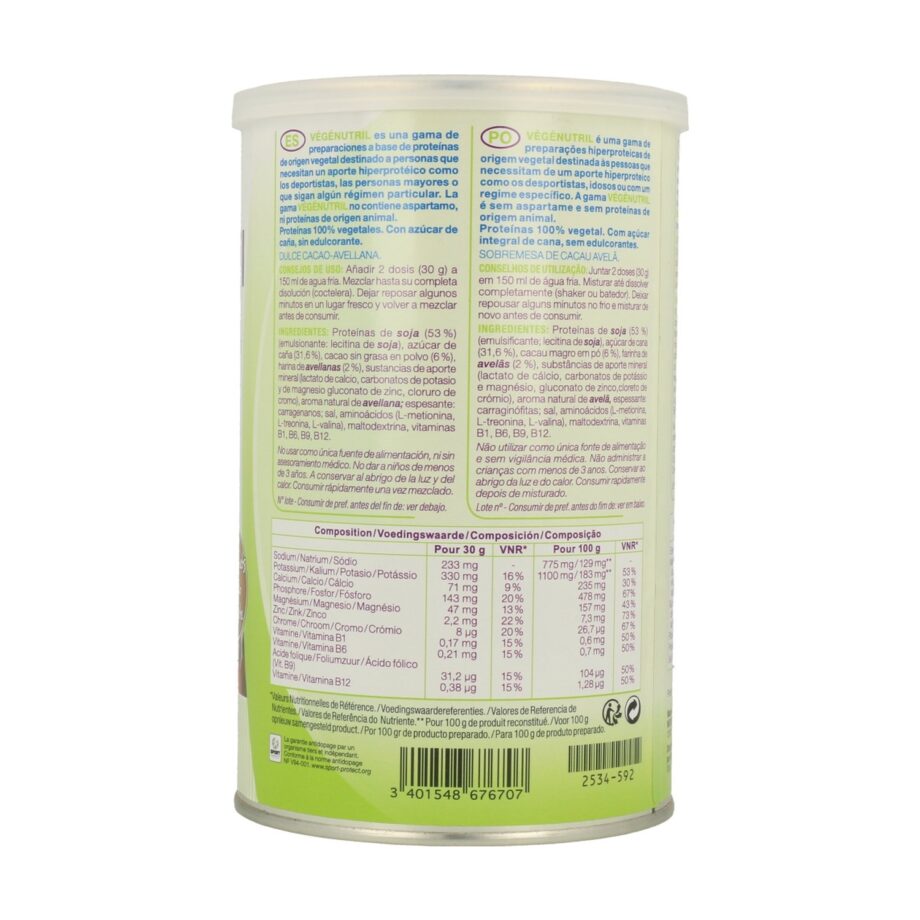 Vegenutril Cacao y Avellana
