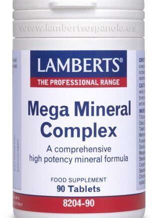Complejo Mega Mineral de amplio espectro y alta absorción - 90 Tabletas