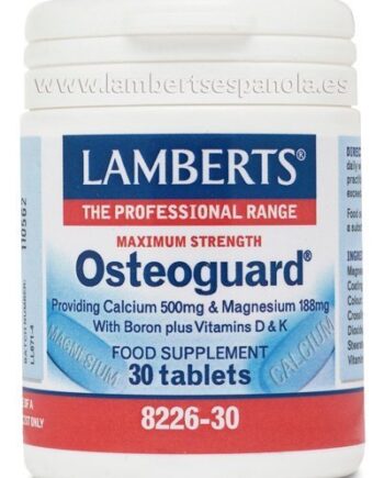 Osteoguard®. Calcio, Magnesio, Boro, Vitaminas D y K 30 tabletas - 30 Tabletas