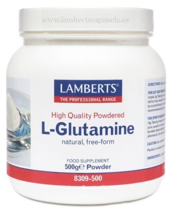 L-Glutamina en Polvo en forma Libre. Aminoácido no esencial - 500 g Polvo