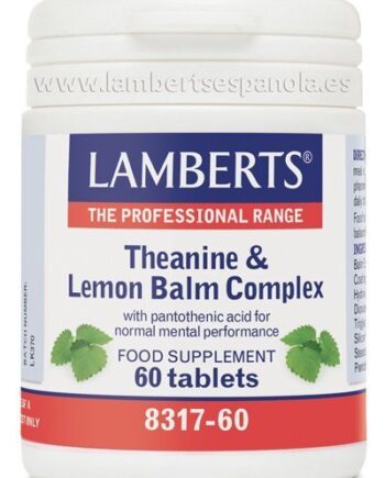 Complejo de L-Teanina 200 mg y Bálsamo de Limón 6000 mg - 60 Tabletas