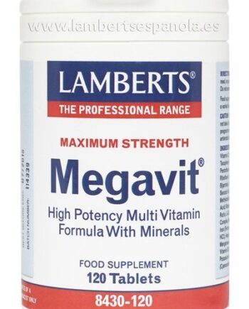 Megavit®. Vitaminas y Minerales - 120 Tabletas