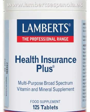 Health Insurance Plus® Complejo vitamínico sin Hierro ni Calcio. - 125 Tabletas