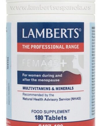 FEMA45+ un Complejo multivitamínico de ayuda en la menopausia - 180 Tabletas
