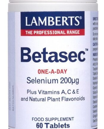 Betasec™ con Selenio, Vitaminas A, C, E y flavonoides de Plantas - 60 Tabletas