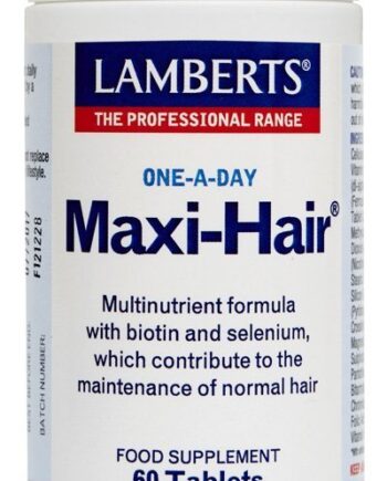 Maxi-Hair® Complejo multivitamínico con Biotina, Selenio y más - 60 Tabletas