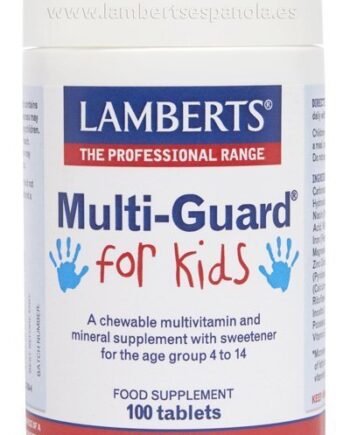 MultiGuard® Vitaminas y Minerales para Niños de 4 a14 años - 100 Tabletas