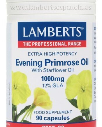 Aceite de Prímula con Borraja 1000 mg con Vitamina E - 90 Cápsulas