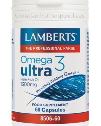 Omega 3 Ultra que aporta 1300 mg de Aceite de Pescado Puro - 60 Cápsulas