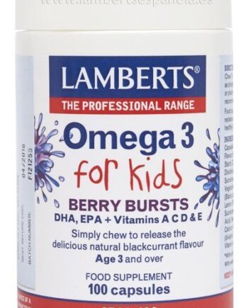 Omega 3 para Niños con DHA 100 mg y EPA 14 mg - 100 Cápsulas