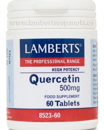 Quercetina 500 mg es un flavonoide de fuente vegetal natural - 60 Tabletas