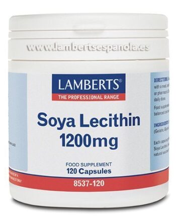 Lecitina de Soja 1200 mg es una fuente de Fosfatidil Colina - 120 Cápsulas
