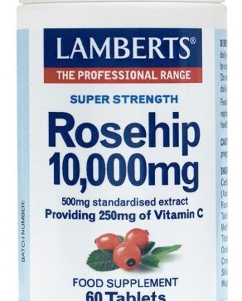 Escaramujo 10.000 mg que aporta Vitamina C y Rosavinas - 60 Tabletas