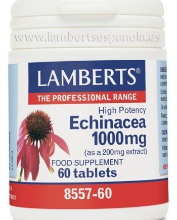 Equinácea 1.000 mg más Vitamina C 40 mg y Zinc 2,5 mg - 60 Tabletas