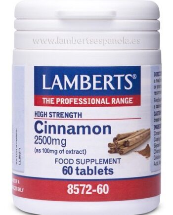 Canela 2.500 mg como extracto estandarizado - 60 Tabletas