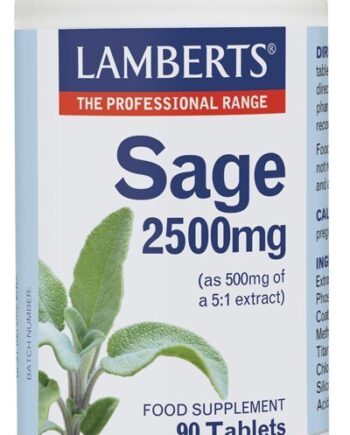 Salvia 2500 mg en extracto - 90 Tabletas