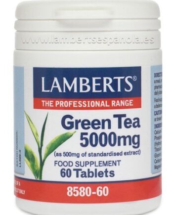 Té verde (Camellia sinensis) 500 mg como extracto con L-Teanina - 60 Tabletas