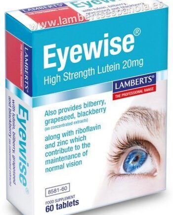 Eyewise® con 20 mg de Luteína y mas como ayuda para la visión - 60 Tabletas