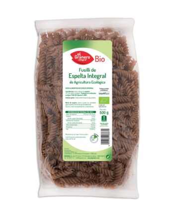 Pasta Fusilli de Espelta Integral Bio