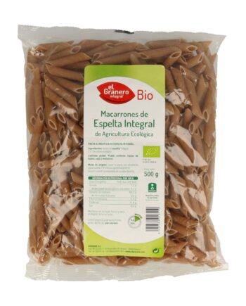 Macarrones de Espelta Integral Bio