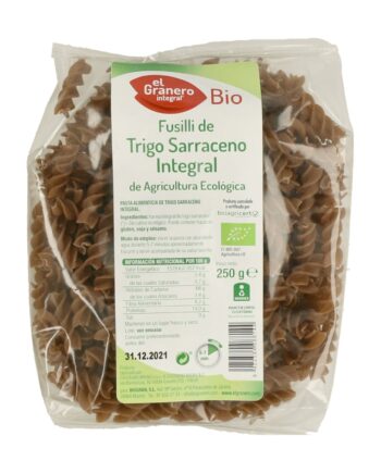 Fusilli integral de trigo sarraceno Bio